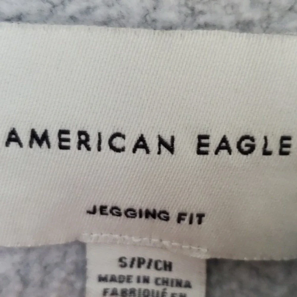 American Eagle Gray Leopard Print Sweatshirt Pullover Jegging Fit Lounge Sm - Picture 2 of 3